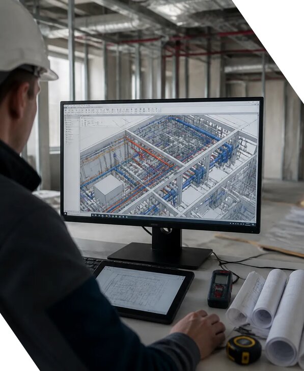 Создание BIM модели инженерных сетей для объектов в Солнечногорске